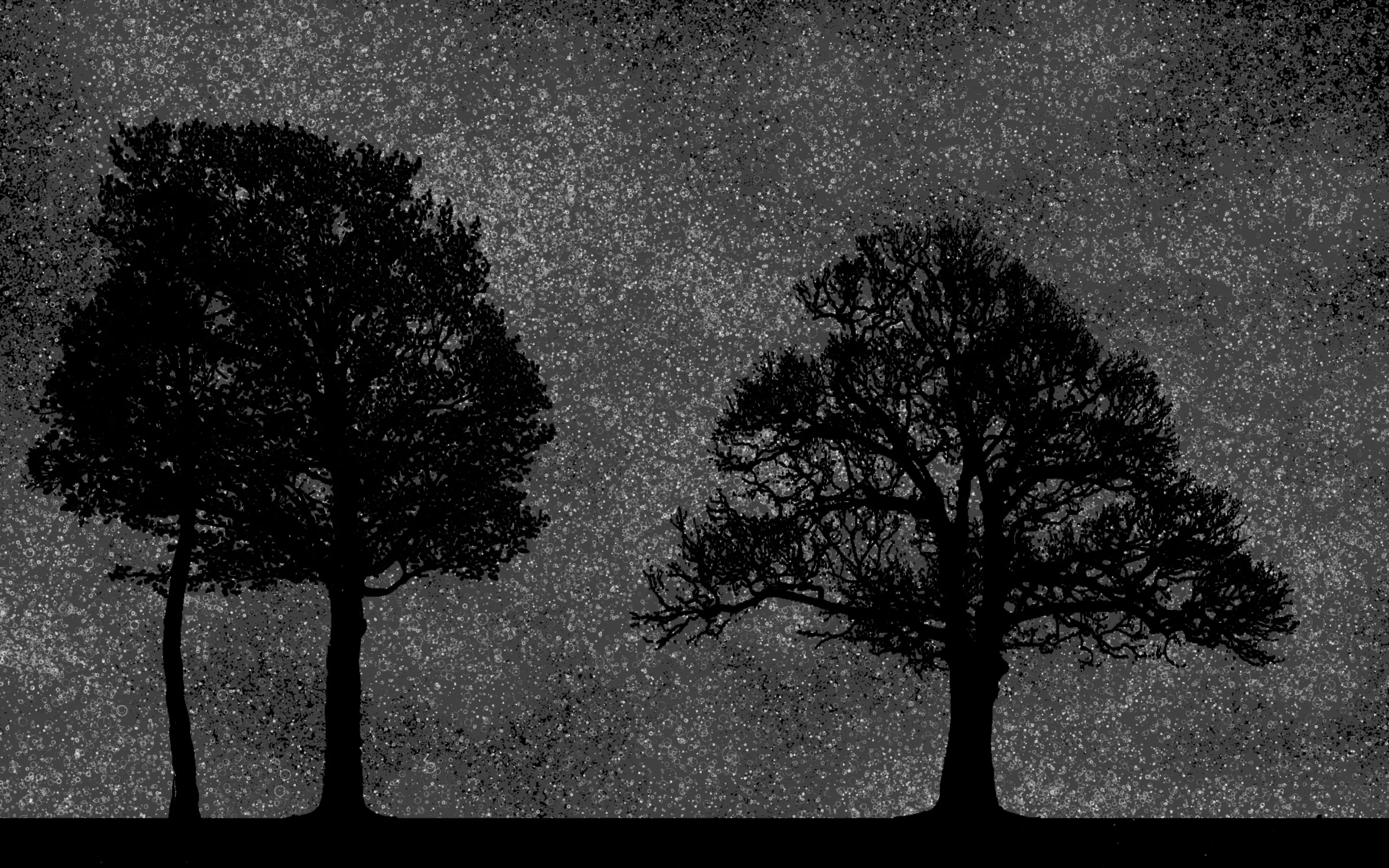 There, is a tree swinging / And voices are / In the wind's singing The Hollowmen